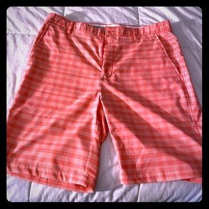 FJ Golf Shorts - Pink Checker